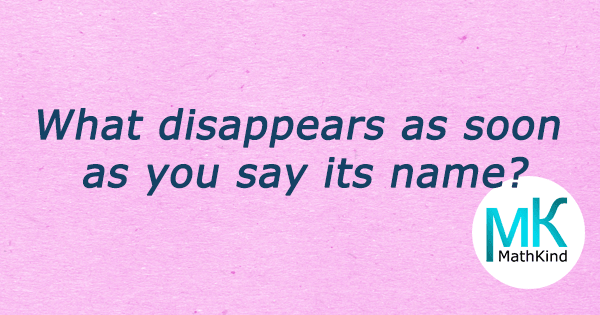 What disappears