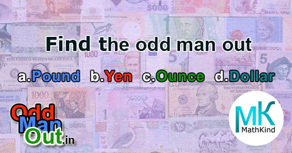 find the odd man out 3 7 14 21
