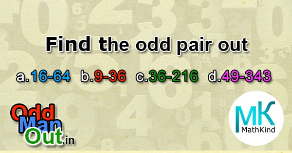 find the odd number pair