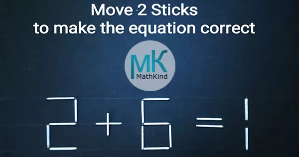 Hey there! Ready to put your intelligence to the test? I've got a matchstick puzzle for you to solve. Let's see if you have what it takes!